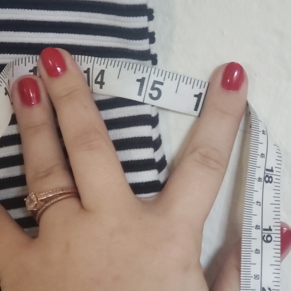 Black and White Striped Box Pleate Dress - Picture 3 of 4